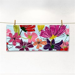 Flower Pattern Hand Towel