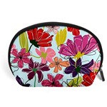 Flower pattern Accessory Pouch (Large) Front