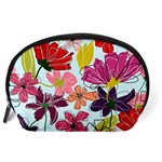 Flower pattern Accessory Pouch (Large) Back