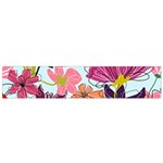 Flower pattern Small Flano Scarf Front