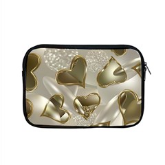   Golden Hearts Apple Macbook Pro 15  Zipper Case by Galinka