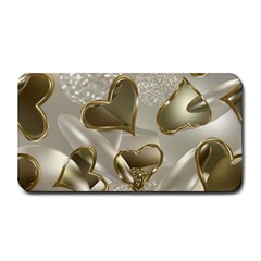   Golden Hearts Medium Bar Mats