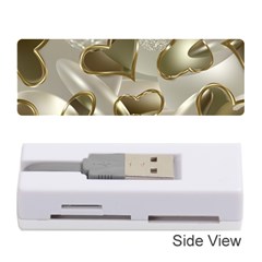   Golden Hearts Memory Card Reader (stick) by Galinka