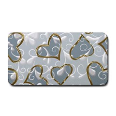  Gold Hearts Medium Bar Mats by Galinka