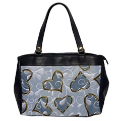  Gold Hearts Oversize Office Handbag