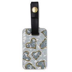  Gold Hearts Luggage Tag (one Side) by Galinka