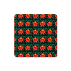 Rose Ornament Square Magnet by SychEva