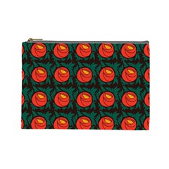 Rose Ornament Cosmetic Bag (large) by SychEva