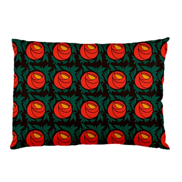 Rose Ornament Pillow Case (Two Sides)