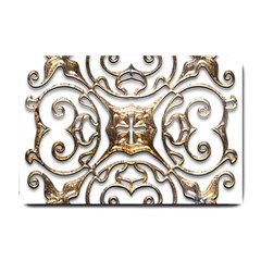 Gold Design Small Doormat  by LW323