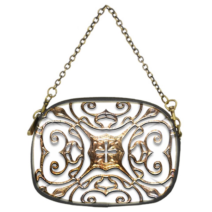 Gold Design Chain Purse (Two Sides)