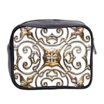 Gold Design Mini Toiletries Bag (Two Sides) Back