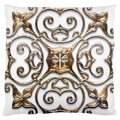 Gold Design Large Cushion Case (one Side) by LW323