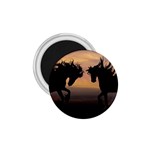 Evening Horses 1.75  Magnets Front