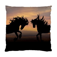 Evening Horses Standard Cushion Case (one Side) by LW323