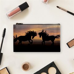 Evening Horses Cosmetic Bag (small)