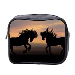 Evening Horses Mini Toiletries Bag (two Sides) by LW323