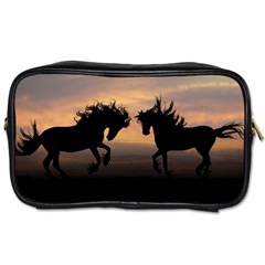 Evening Horses Toiletries Bag (one Side) by LW323