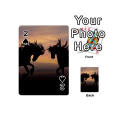 Evening Horses Playing Cards 54 Designs (mini)