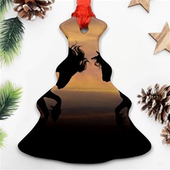 Evening Horses Ornament (christmas Tree) 