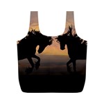 Evening Horses Full Print Recycle Bag (M) Front