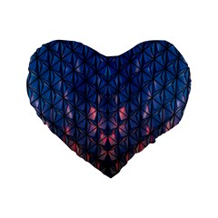 Abstract3 Standard 16  Premium Heart Shape Cushions by LW323