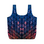 Abstract3 Full Print Recycle Bag (M) Front