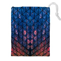 Abstract3 Drawstring Pouch (5xl) by LW323