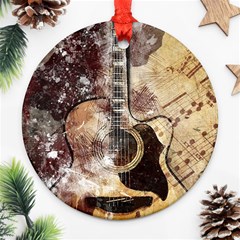 Guitar Ornament (round) by LW323