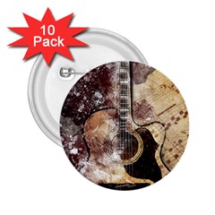 Guitar 2 25  Buttons (10 Pack)  by LW323