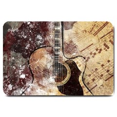 Guitar Large Doormat  by LW323