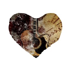 Guitar Standard 16  Premium Heart Shape Cushions by LW323