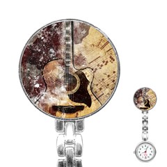 Guitar Stainless Steel Nurses Watch by LW323