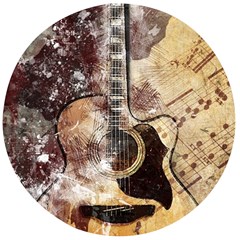 Guitar Wooden Bottle Opener (round) by LW323