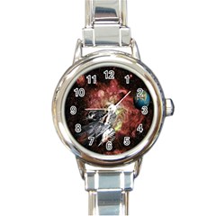 Space Round Italian Charm Watch