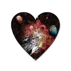 Space Heart Magnet