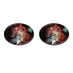 Space Cufflinks (Oval) Front(Pair)