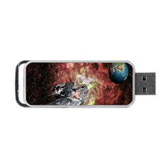 Space Portable USB Flash (One Side)