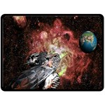 Space Double Sided Fleece Blanket (Large)  80 x60  Blanket Front