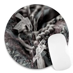 Crosses Round Mousepads by LW323