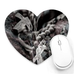 Crosses Heart Mousepads by LW323