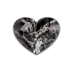 Crosses Heart Coaster (4 Pack)  by LW323