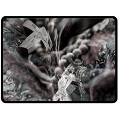 Crosses Fleece Blanket (large)  by LW323