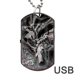 Crosses Dog Tag Usb Flash (one Side) by LW323