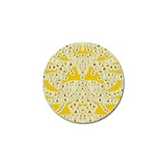 Sunshine Colors On Flowers In Peace Golf Ball Marker by pepitasart