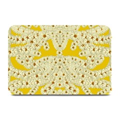 Sunshine Colors On Flowers In Peace Plate Mats by pepitasart