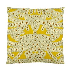 Sunshine Colors On Flowers In Peace Standard Cushion Case (two Sides) by pepitasart