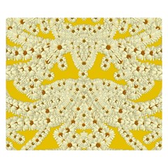 Sunshine Colors On Flowers In Peace Double Sided Flano Blanket (small)  by pepitasart