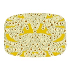 Sunshine Colors On Flowers In Peace Mini Square Pill Box by pepitasart