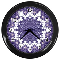 Simple Country Wall Clock (black)